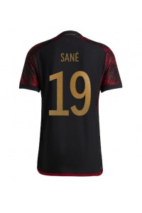 Duitsland Leroy Sane #19 Voetbaltruitje Uit tenue WK 2022 Korte Mouw